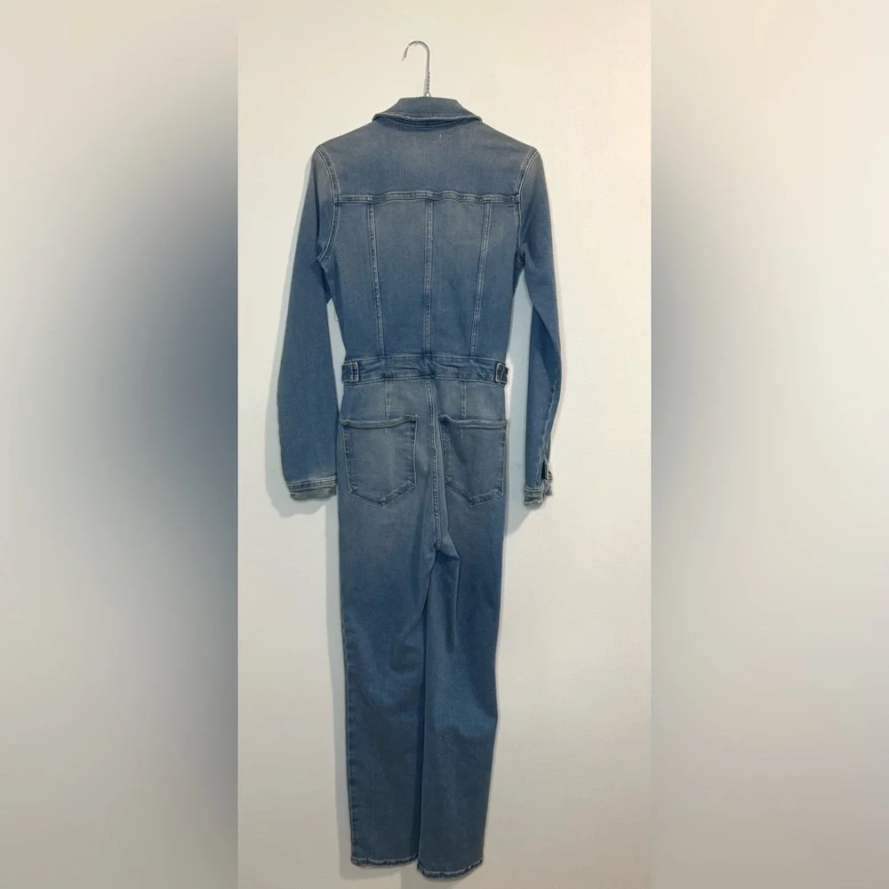 Good American Blue Denim Jumpsuit - Picture 2 of 4